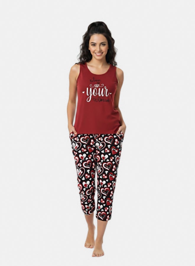 Carina Cookies Sleeveless Pyjama Set - Image 1