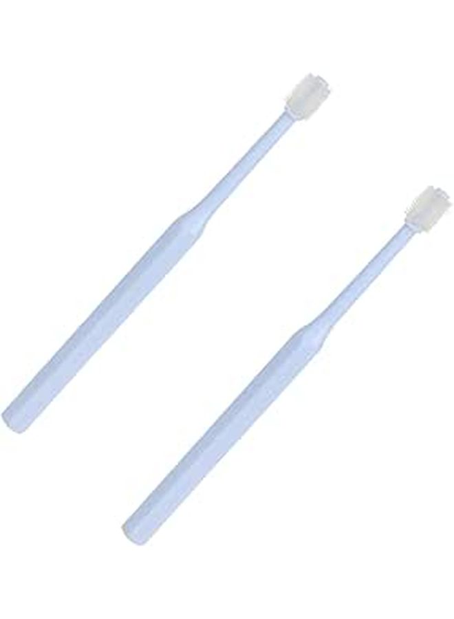 2 Pet Dental Toothbrush Set Dual Bristles For Easy Cleaning Of Dog Cat Teeth - Image 1