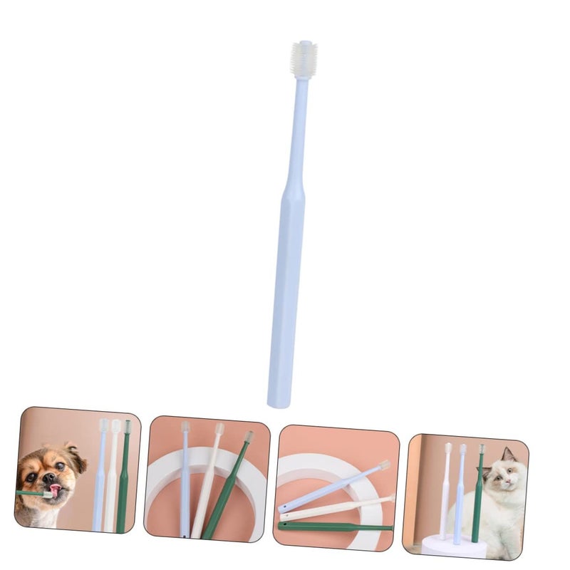 2 Pet Dental Toothbrush Set Dual Bristles For Easy Cleaning Of Dog Cat Teeth - Image 3