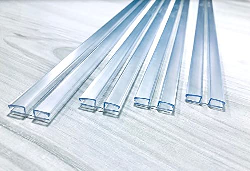 DistinctAndUnique New Clear PVC Piano Style Living Hinge for 316 45mm Material No Screws or Glue DIY for Plexiglass Acrylic Glass More 36 inch 4 Pack - Image 1
