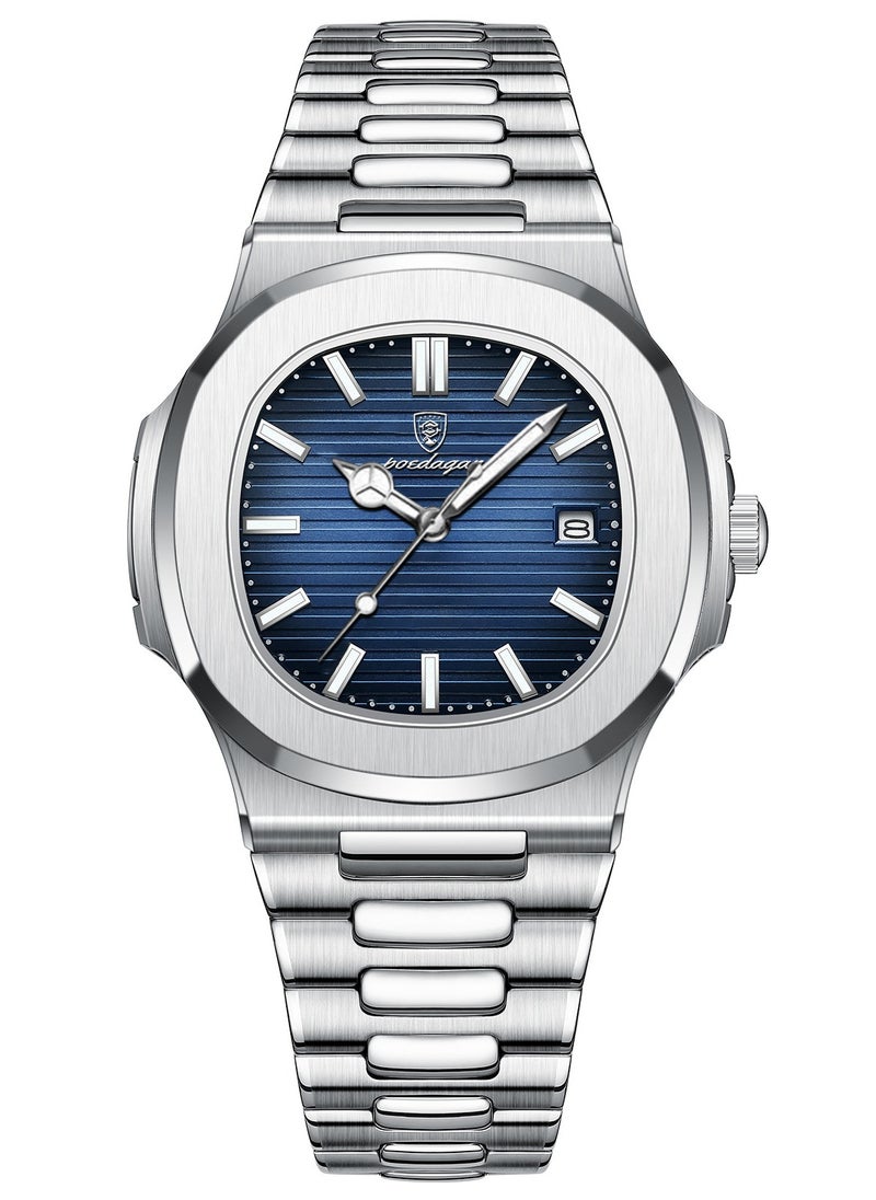 POEDAGAR Man Watch Waterproof Luminous Men's Watch Quartz-41mm  - Image 1