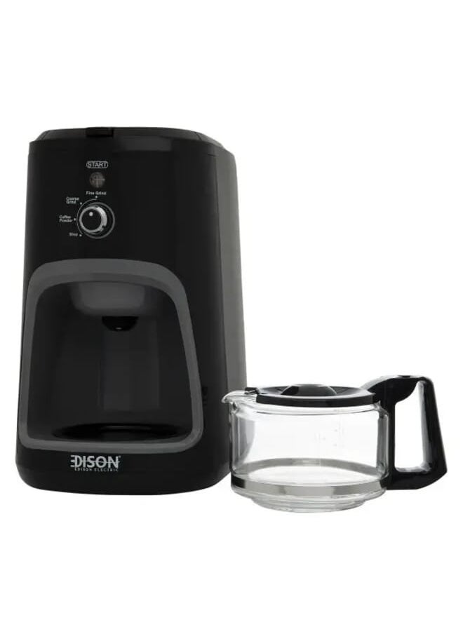 EDISON - Coffee machine 0.6L  black 900W - Image 1