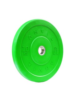 Anvil Fitness ANVILRubber Bumper Plate Green 10KG  - Image 2