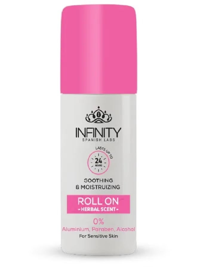 إينفينيتي رول مهدئ ومرطب برائحة عشبية 80 مل - Image 1