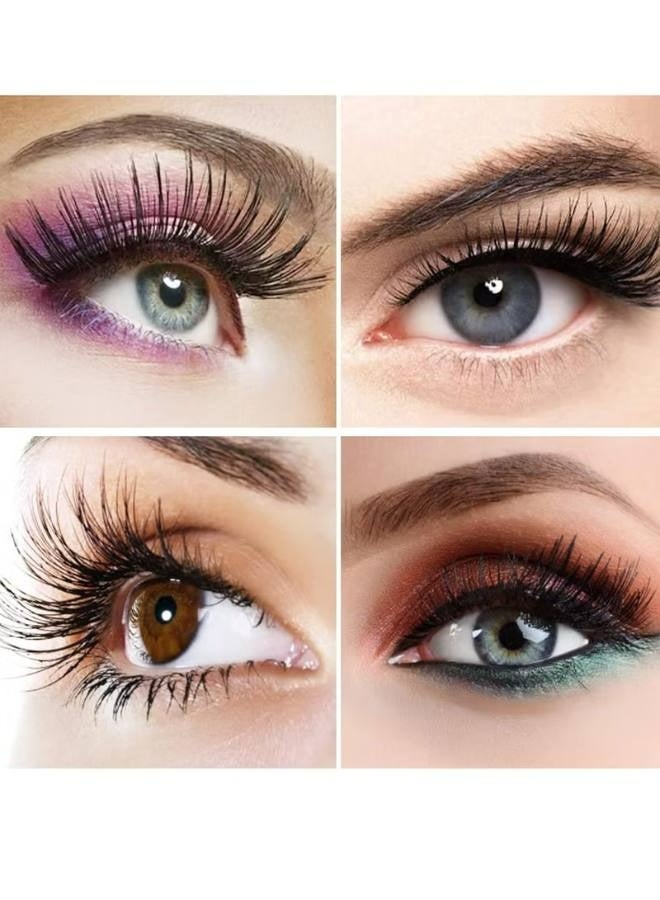 Dual Magnetic Eyelashes without Eyeliner or Glue Needed, Reusable False Lashes Natural Look 3D Effect Waterproof Fake Eyelash Set with Applicator, Easy to Wear ,8Pairs - Image 4