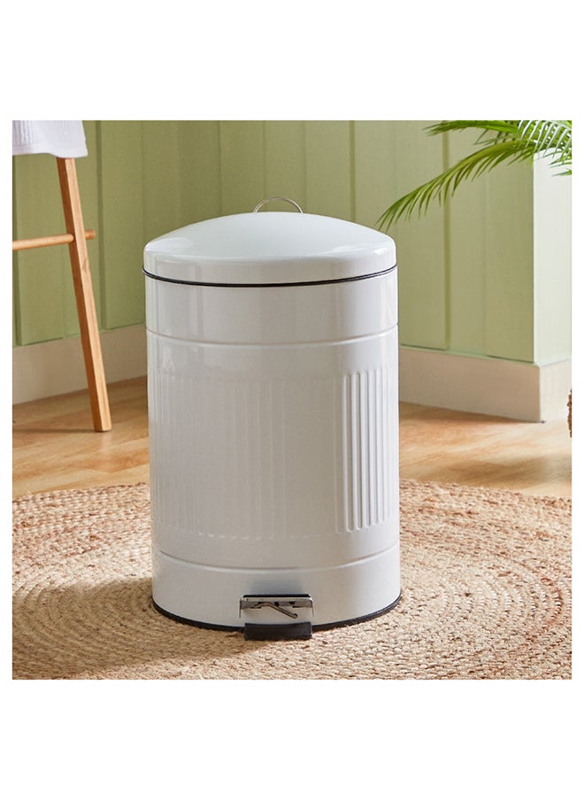Home Box سلة مهملات بدواسة معدنية من كانتري، سعة 20 لترًا  - Image 1
