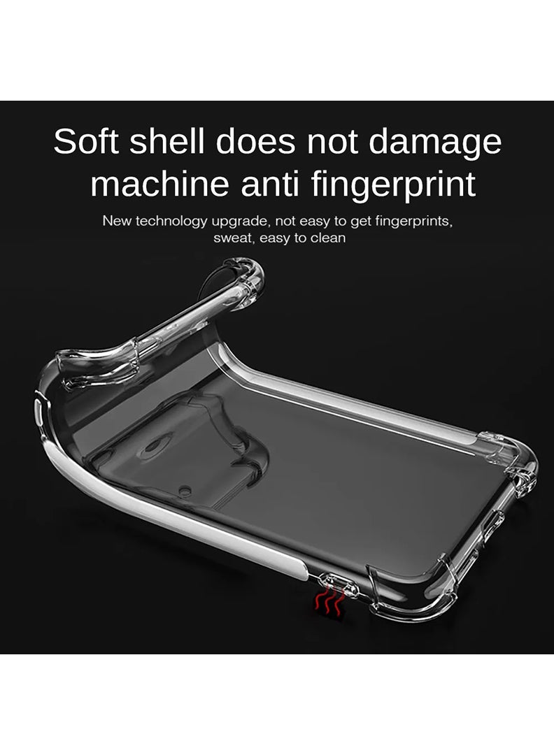 Case Up Clear Case Compatible with Oppo Reno 14 Shock-Absorption TPU Cell Phone Cover, Soft Flexible & Crystal Clear Protective Case - Image 5