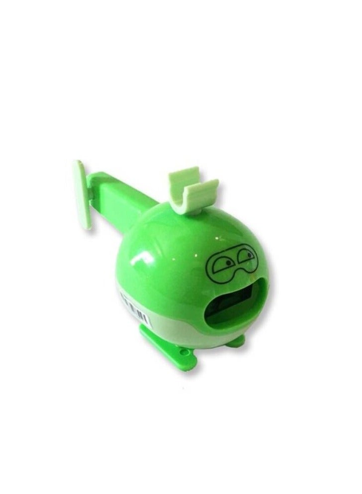 YPlus مبراة أقلام عالية الجودة Y-Plus+ SX-180101 بتصميم هليكوبتر ثنائي الثقوب للمكتب والطلاب - عبوة 12 قطعة - Image 4