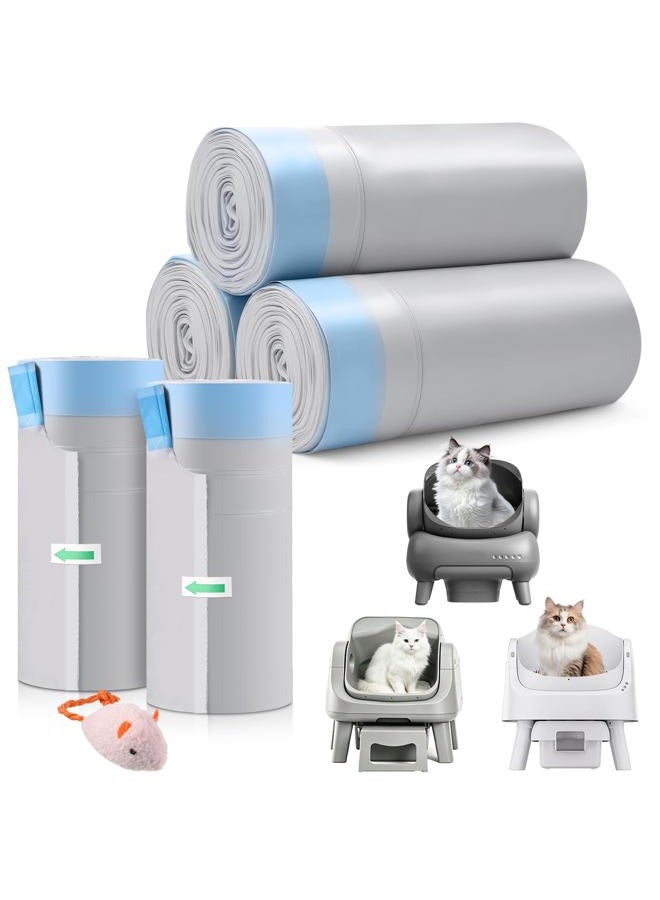 AWoHH Cat Litter Box Bags for Neakasa M1 & PetPivot Autoscooper 11, 150 Pack Automatic Litter Box Bags, Leak-proof Cat Litter Box Liners - Image 1