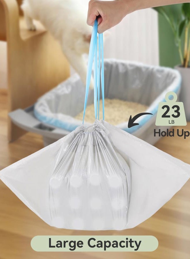 AWoHH Cat Litter Box Bags for Neakasa M1 & PetPivot Autoscooper 11, 150 Pack Automatic Litter Box Bags, Leak-proof Cat Litter Box Liners - Image 5