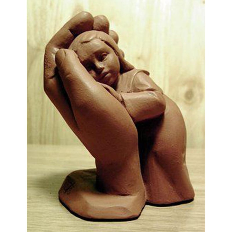 RAHUL TERRACOTTA Premium 5kg Terracotta Clay for Modelling Sculpting and Art Craft Projects Air Dry Clay for Children Professional Artists Ready to Use Natural Eco Friendly Filtered Molding Clay 5Kg  - Image 3