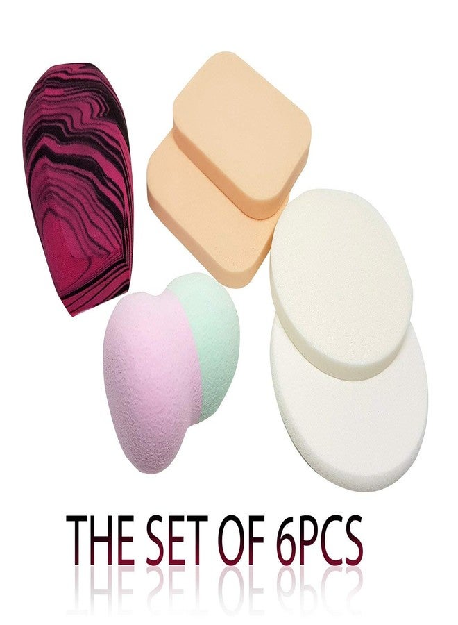 Wizme Beauty Makeup Blending Powder Puff Sponge Face Sponge For Women (Multi Color) 20 Gram Pack Of 1 (M9) - Image 2