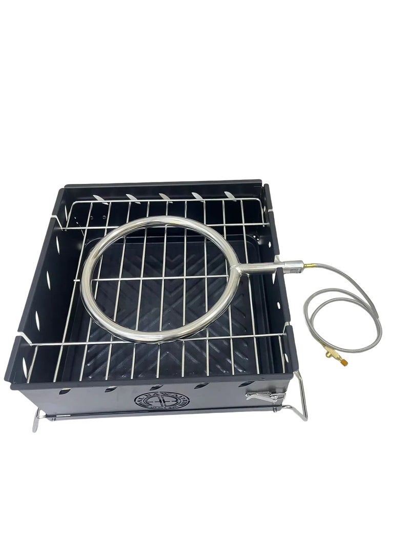 بي آر إس موقد شواء بيتزا محمول قابل للطي 3 في 1 موقد مطبخ متعدد التخييم - Image 4