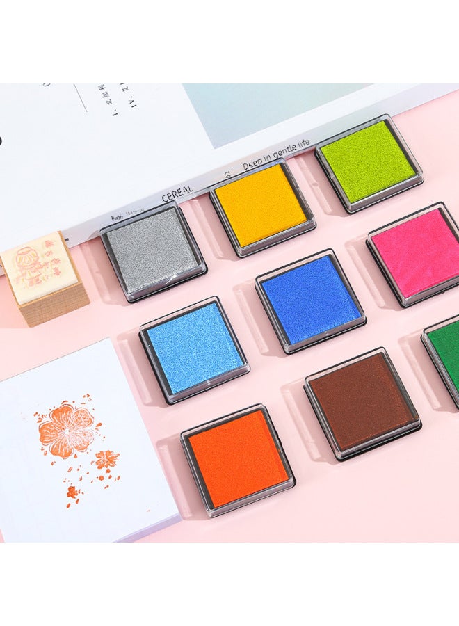 Autonomy X 4cm Children's Educational Finger Painting Color Inkpad Diy Finger Painting Inkpad Printing Table 20 Color Explosions - Image 2