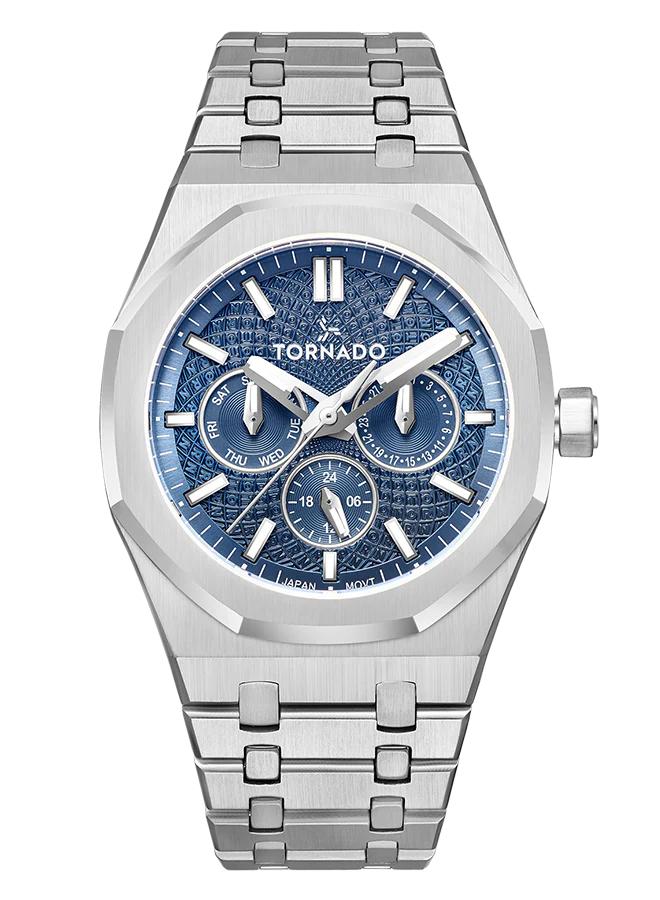 تورنيدو ساعة رجالية متعددة الوظائف من الفولاذ المقاوم للصدأ - -  مم - Image 1