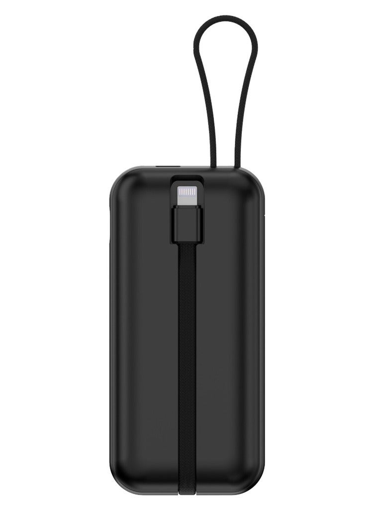 بورودو باور بانك بسعة 10000 مللي أمبير في الساعة مع كابلات مدمجة مزدوجة - Image 4