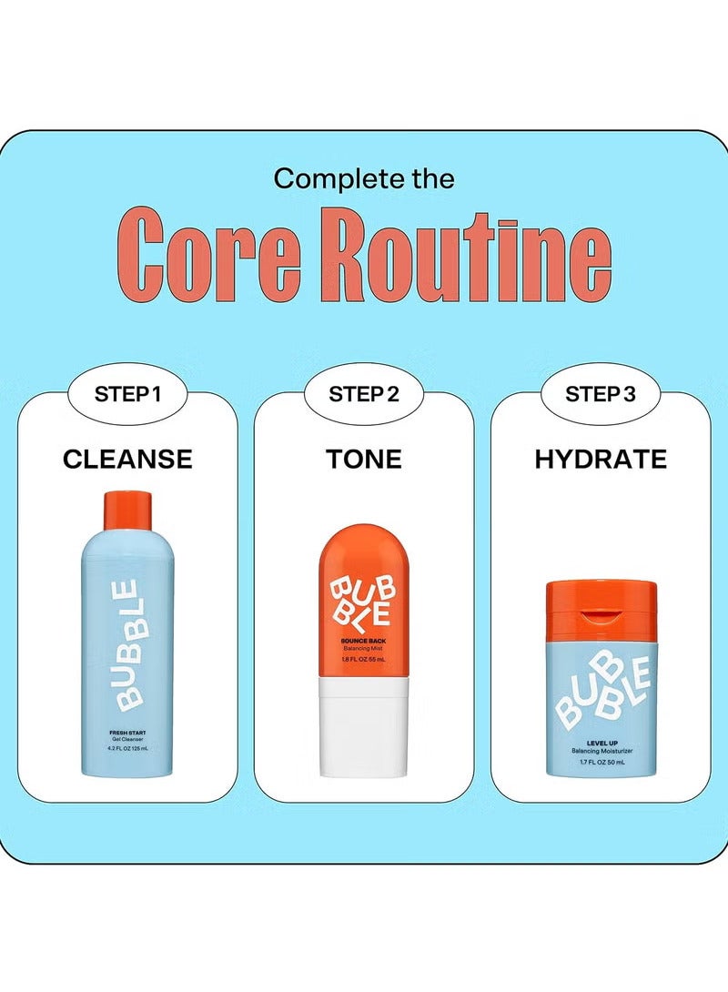 Skincare Bounce Back Balancing Facial Toner Mist - Hydrating Toner Spray + Pore Minimizer Made with Sea Water and Niacinamide to Help Improve Texture & Radiance (55ml)