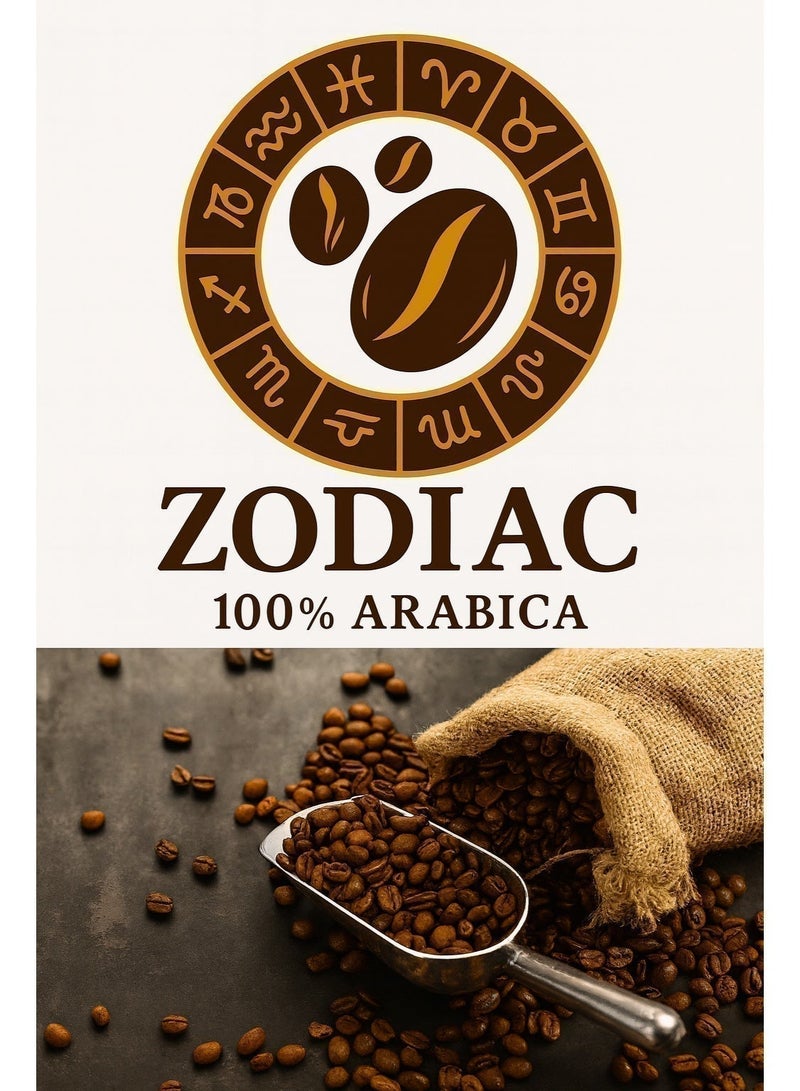 زودياك قهوة زودياك – 500 غرام، حبوب كاملة 100% أرابيكا، تحميص متوسط، قهوة فاخرة محمصة طازجة - Image 2
