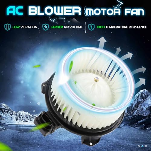 ILONPA HVAC Heater Blower Motor Fits Acura MDX RDX TL TSX, Buick Lucerne, Cadillac DTS, Dodge Avenger Caliber, Ford Edge Fusion, Honda Accord CRV Odyssey Pilot, Jeep Compass Patriot 25770668 700203 615-00129 - Image 2