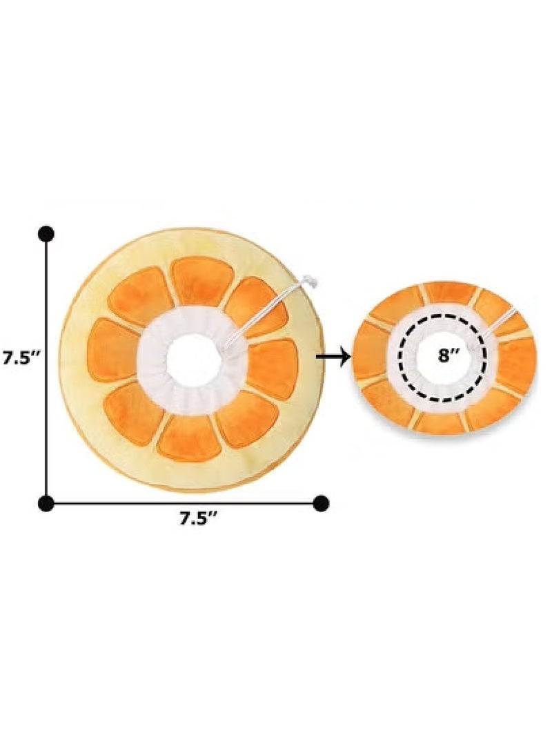 FengSVMA Cat Cone Collar Soft, Cat Cones to Stop Licking, Pet Cones for Cats Orange-L - Image 5