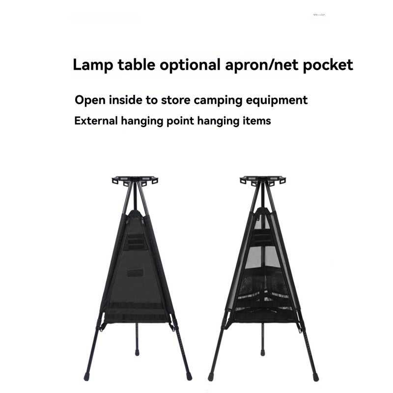 shinrtrip Mountain Fun 05 Series Camping Table: Portable Hexagonal Adjustable Height Coffee Table, Modular Lamp Stand Side Table with Storage Bag, Scratch Resistant 6063 Aluminum Alloy, Easy Clean Lig - Image 4