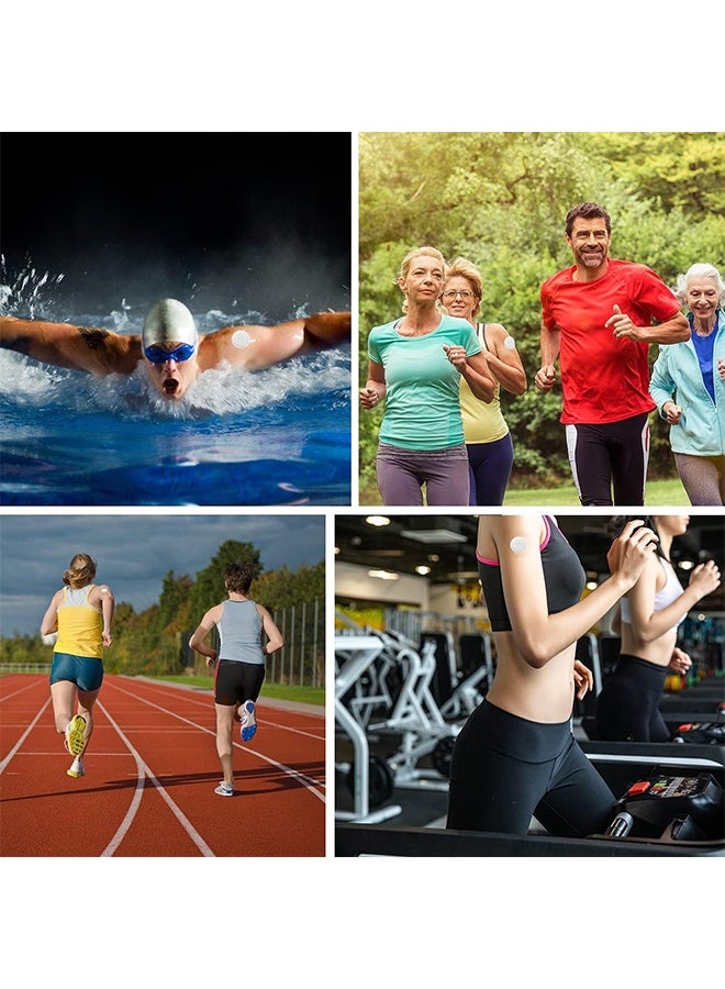 غطاء المستشعر ، مقاوم للماء - 20 رقعة لاصقة ، شريط تصحيح تراكب CGM شفاف يدوم 14 يوما - غير مسامي - Image 3