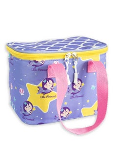 Milk&Moo Milk&Moo Kids Lunch Bag, Insulated Lunch Box For Kids, Lightweight, Cute Cooler Thermal Bag For Toddler Boys and Girls, Suitable For Pre School, Kindergarten, Elemantary Grade, Blue / Pink  - Image 1