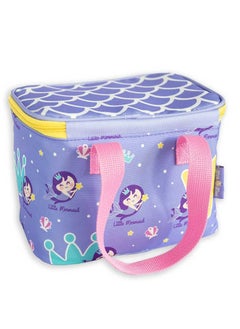 Milk&Moo Milk&Moo Kids Lunch Bag, Insulated Lunch Box For Kids, Lightweight, Cute Cooler Thermal Bag For Toddler Boys and Girls, Suitable For Pre School, Kindergarten, Elemantary Grade, Blue / Pink  - Image 2