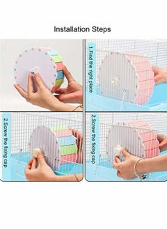 Y&D Silent Hamster Exercise Wheel, Plastic Pet Spinner Plaything Wheel Slip  - Image 5