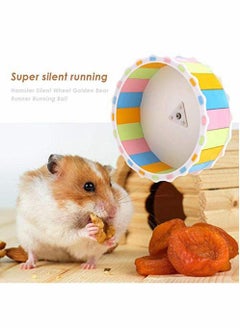 Y&D Silent Hamster Exercise Wheel, Plastic Pet Spinner Plaything Wheel Slip  - Image 4