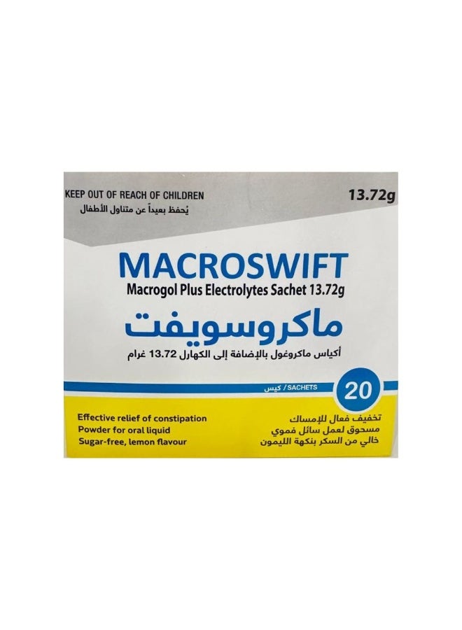 Macroswift 13.72 g Sachet 20s