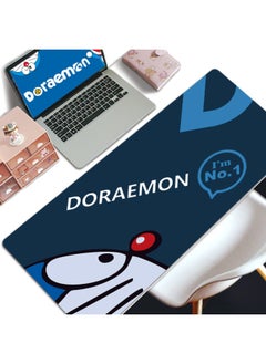 Blue Fat Doraemon Oversized Mouse Pad Cute Ding-dang Cat Office Desk Pad Keyboard Pad Wholesale-Color:700x300x5mm-Pattern:Jingle Cat NO1