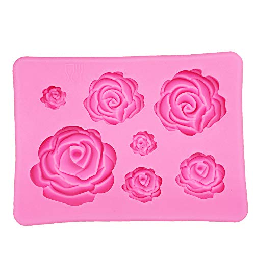Tvoip Rose Flowers silicone mold Cake Chocolate Mold wedding Cake Decorating Tools Fondant Sugarcraft Cake Mold - Image 3
