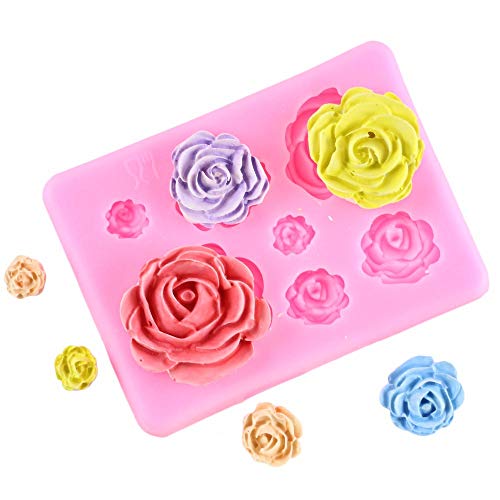 Tvoip Rose Flowers silicone mold Cake Chocolate Mold wedding Cake Decorating Tools Fondant Sugarcraft Cake Mold - Image 4