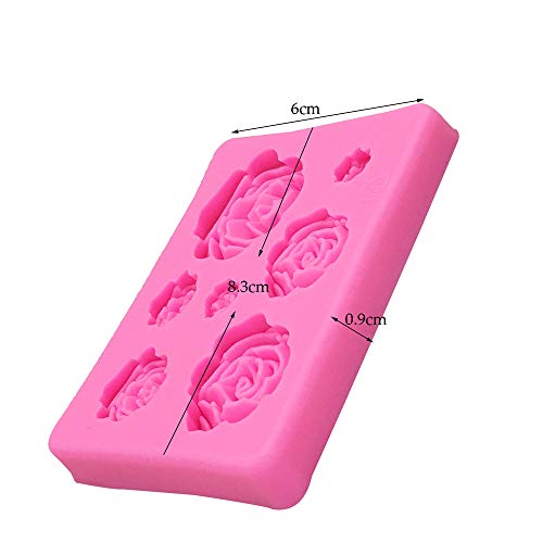 Tvoip Rose Flowers silicone mold Cake Chocolate Mold wedding Cake Decorating Tools Fondant Sugarcraft Cake Mold - Image 5