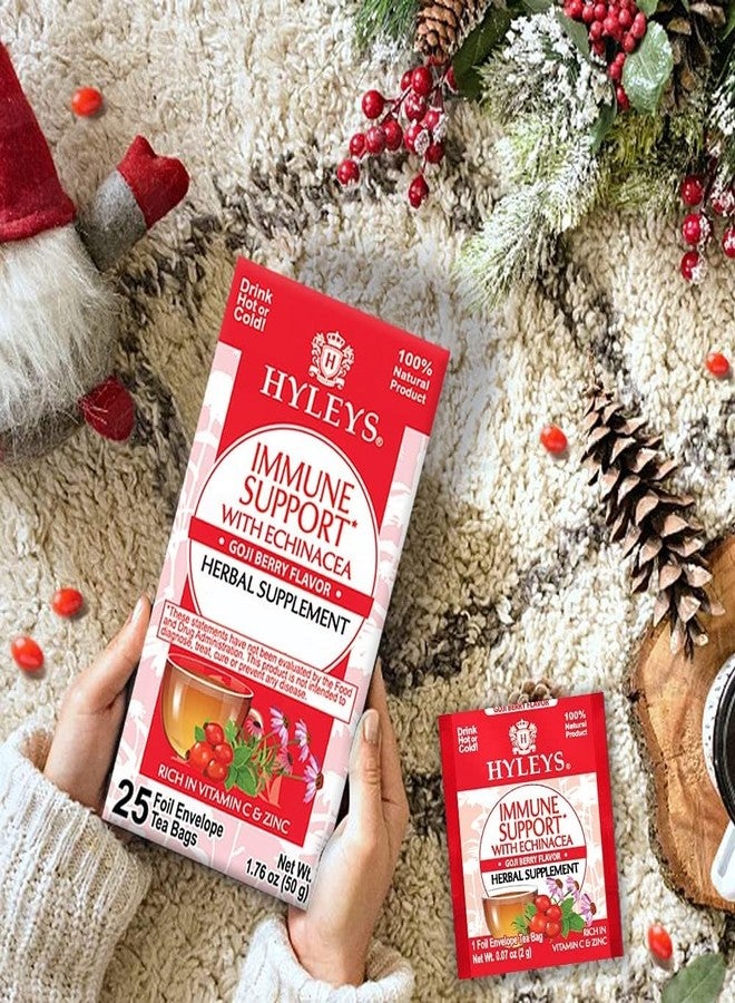 Hyleys Immunity Tea With Echinacea Goji Berry Flavor - 25 Tea Bags (1 Pack) - Support Your Immune System - Image 5
