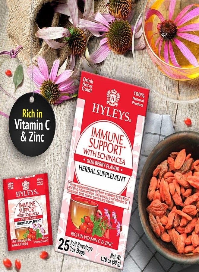 Hyleys Immunity Tea With Echinacea Goji Berry Flavor - 25 Tea Bags (1 Pack) - Support Your Immune System - Image 4