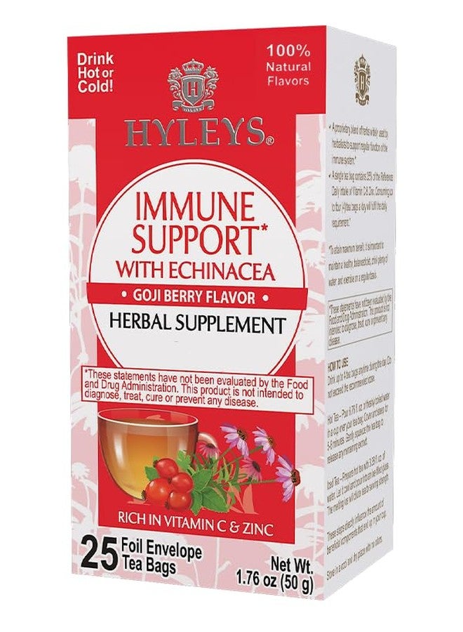 Hyleys Immunity Tea With Echinacea Goji Berry Flavor - 25 Tea Bags (1 Pack) - Support Your Immune System - Image 2