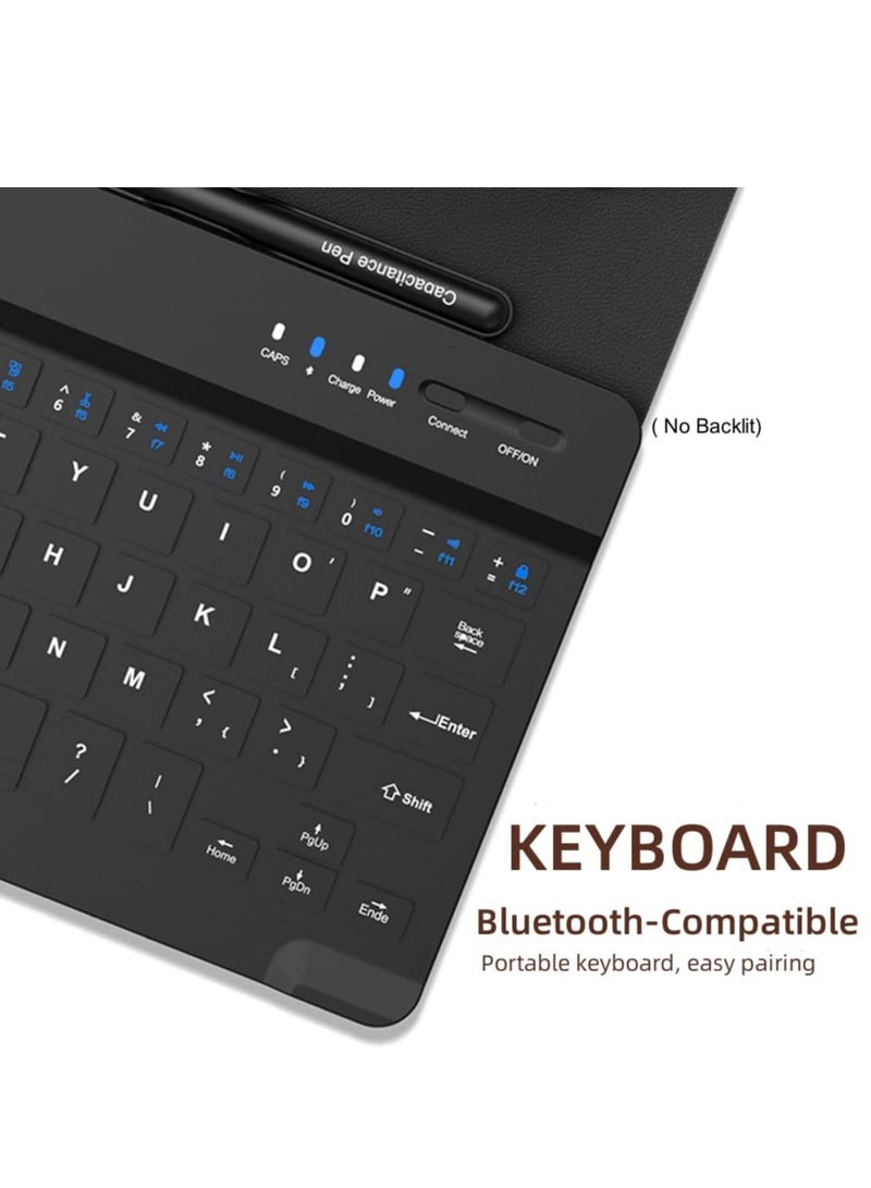 Aookay [4 in 1] Cover for Samsung Galaxy Z Fold 5/Fold 4 Keyboard Case, with Bluetooth Mouse, Capacitive Pen and Bluetooth Keyboard for Samsung Z Fold 4/Fold 3/Fold 2 (Black) - Image 5