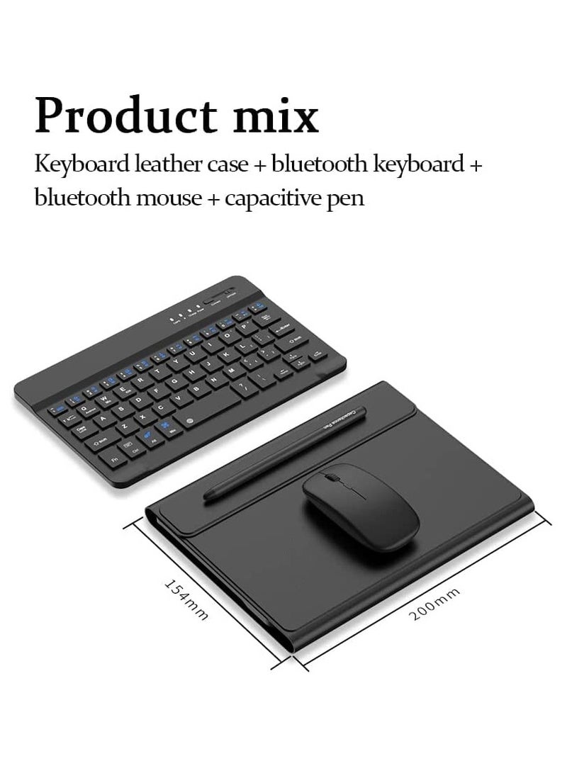 Aookay [4 in 1] Cover for Samsung Galaxy Z Fold 5/Fold 4 Keyboard Case, with Bluetooth Mouse, Capacitive Pen and Bluetooth Keyboard for Samsung Z Fold 4/Fold 3/Fold 2 (Black) - Image 2