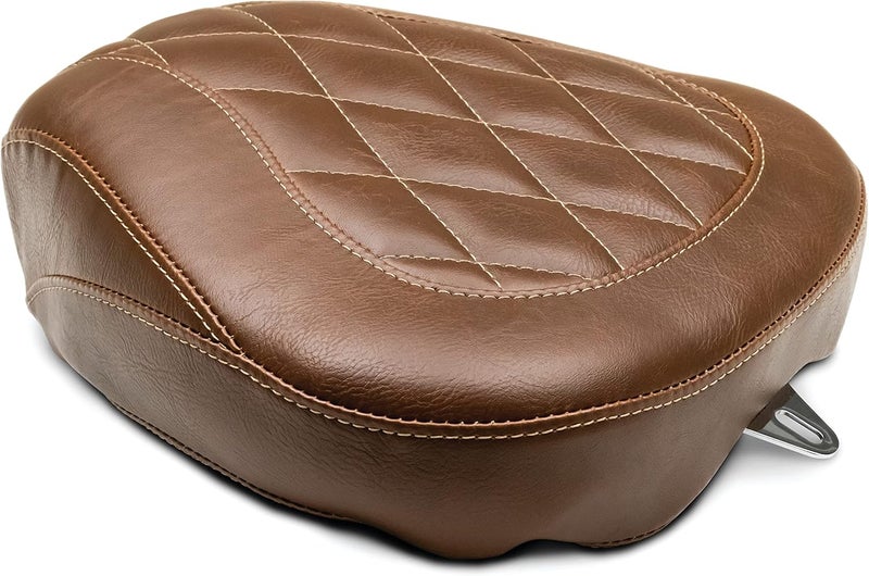 Mustang Seats 76723 Motorcycle Seat - Distressed Brown