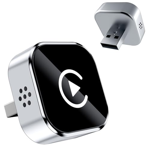 LULEENEMO 2026 Wireless CarPlay Adapter Upgrade Wired CarPlay to Wireless Mini USB Design for Cars with Builtin Wired Apple CarPlay Plug and Play Easy Use Fast Stable Connection Car Play for iPhone - Image 1