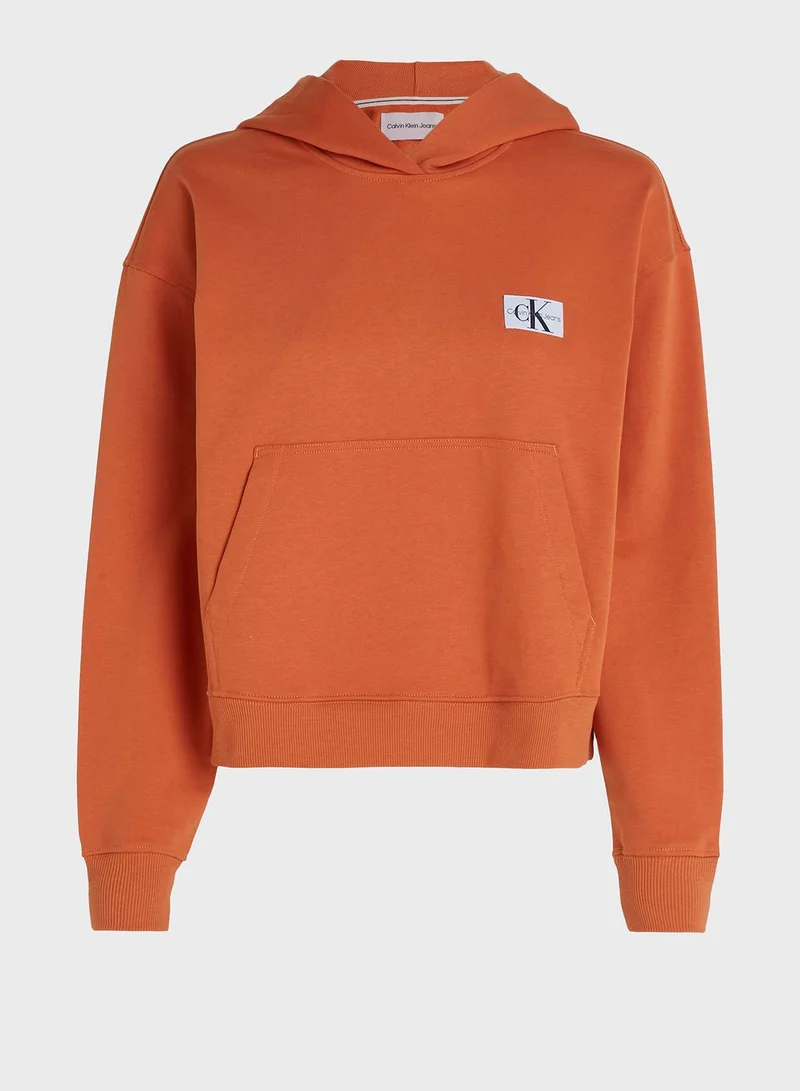 Calvin Klein Jeans Logo Knitted Hoodie