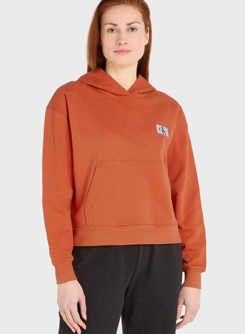 Calvin Klein Jeans Logo Knitted Hoodie