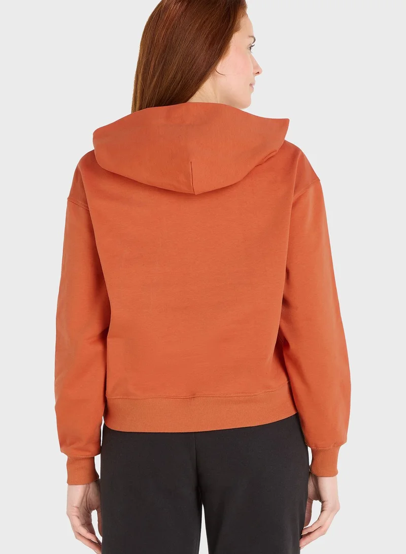 Calvin Klein Jeans Logo Knitted Hoodie