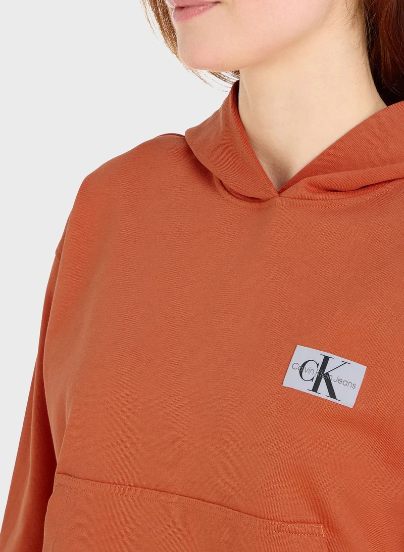 Calvin Klein Jeans Logo Knitted Hoodie