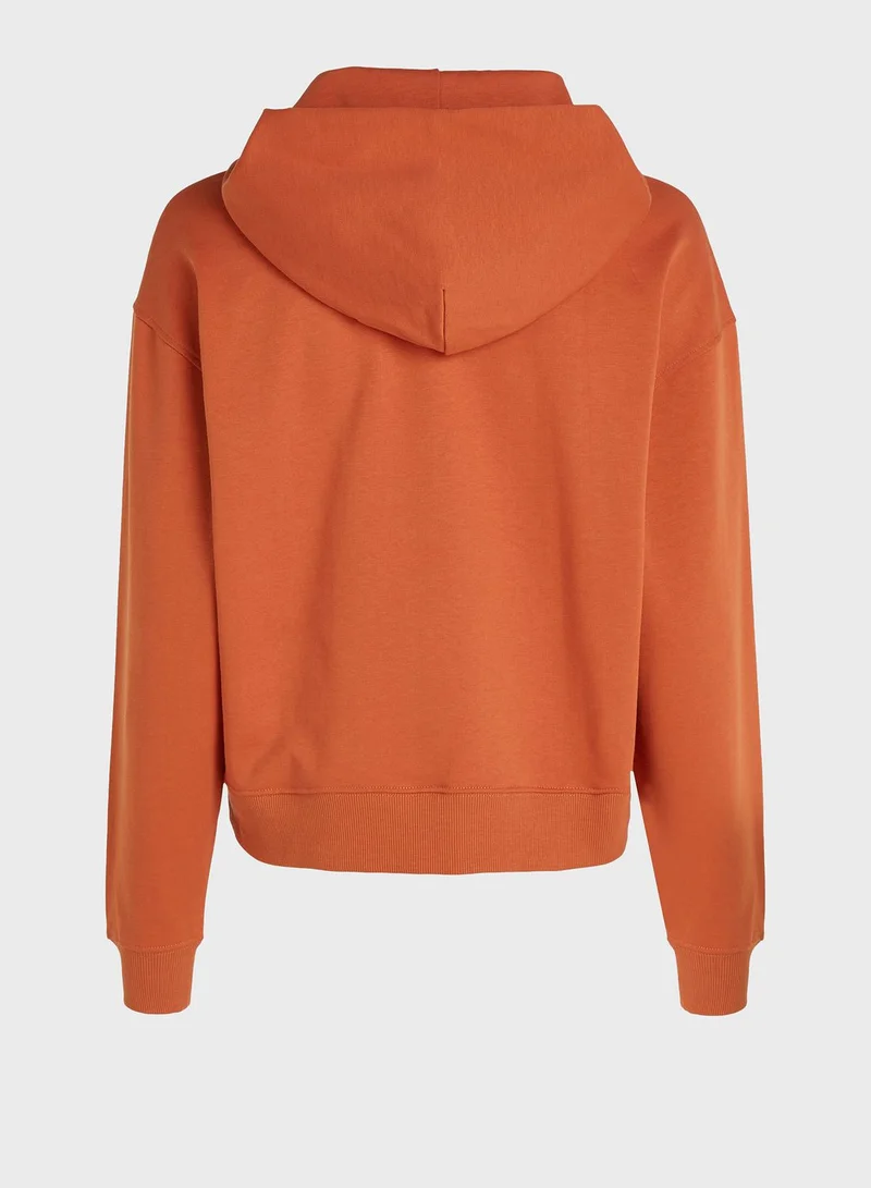 Calvin Klein Jeans Logo Knitted Hoodie