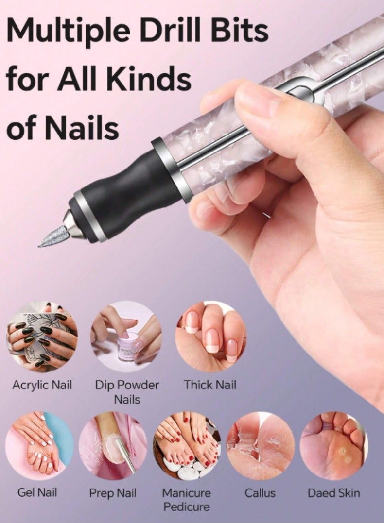 Portable Rechargeable Electric Nail Drill – Professional Nail Care Tool for Acrylic & Gel Nails XL-877 - Image 5