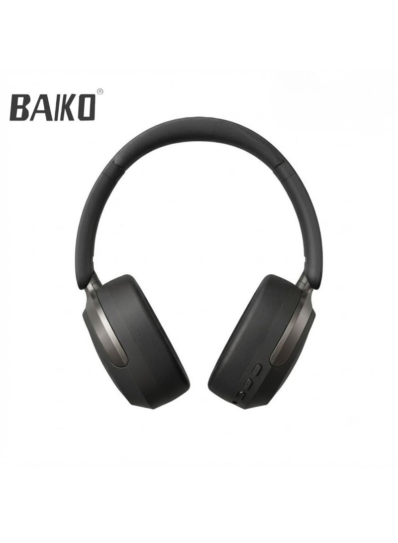 BAIKO HF06 Wireless Bluetooth 6.0 Headphones With Active Noise Cancelling, 50H Playtime, Deep Bass, Type-C Fast Charging, Over-Ear Comfort For Travel And Gaming - Image 5
