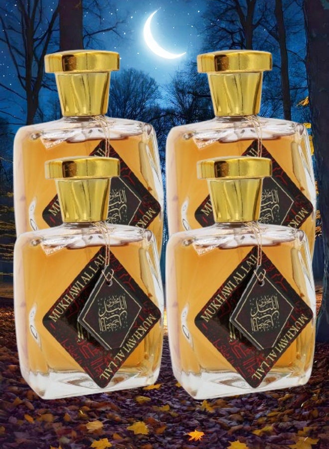 Al Maraseem 4 Pieces Mukhawi Al Lail Perfume 100ML - Image 1